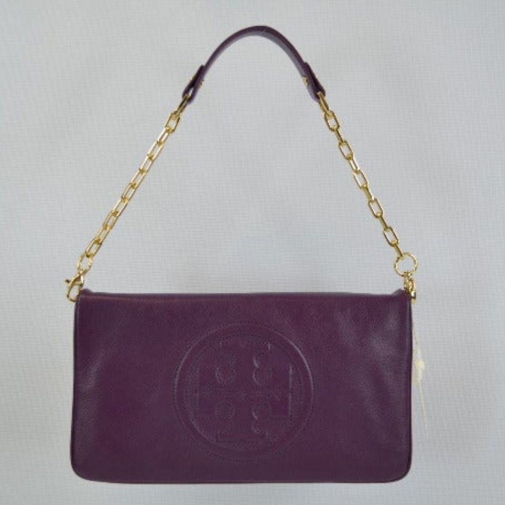 Tory Burch Reva Clutch Plum